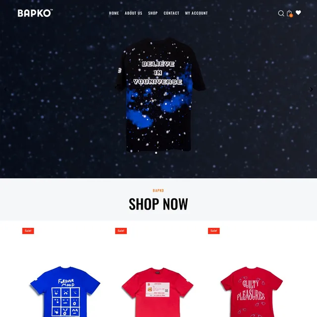 E-commerce store design