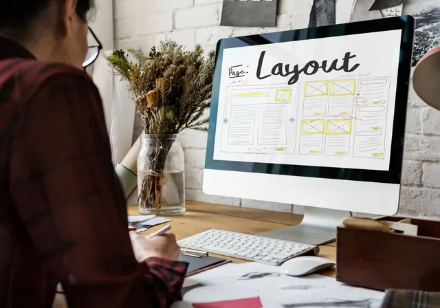 Planning a website layout at Cambru Web Designs